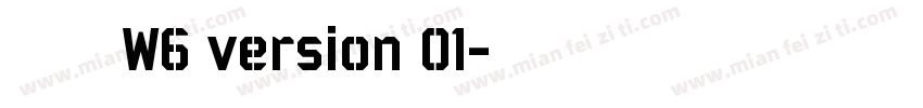 あおぞら明朝 W6 version 01字体转换